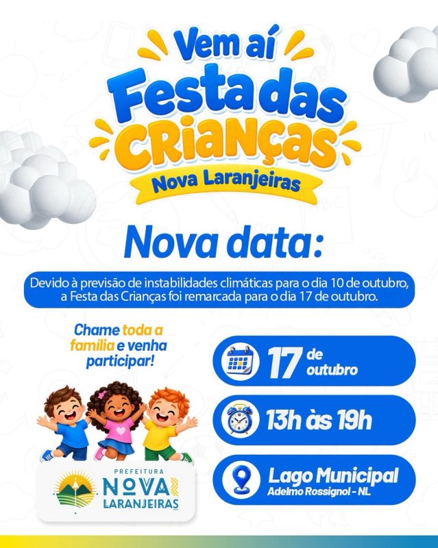 Atenção, famílias!